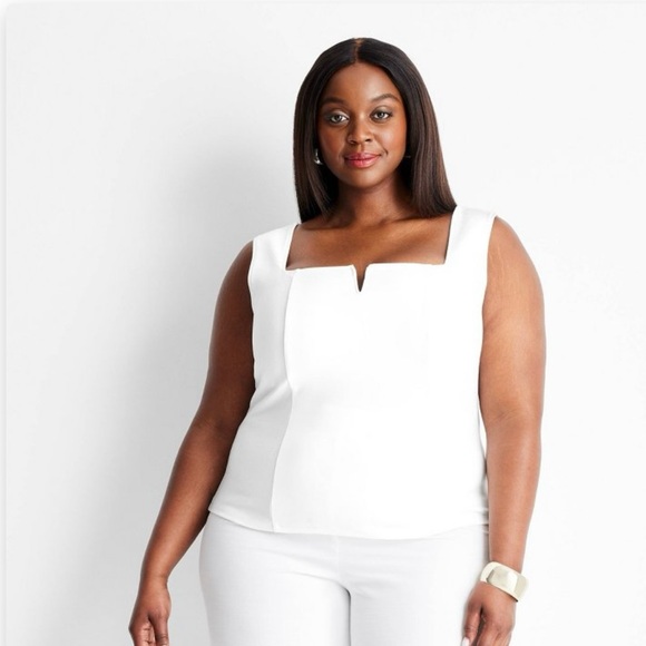 Future Collective White Tank 2x NWT - Picture 4 of 7